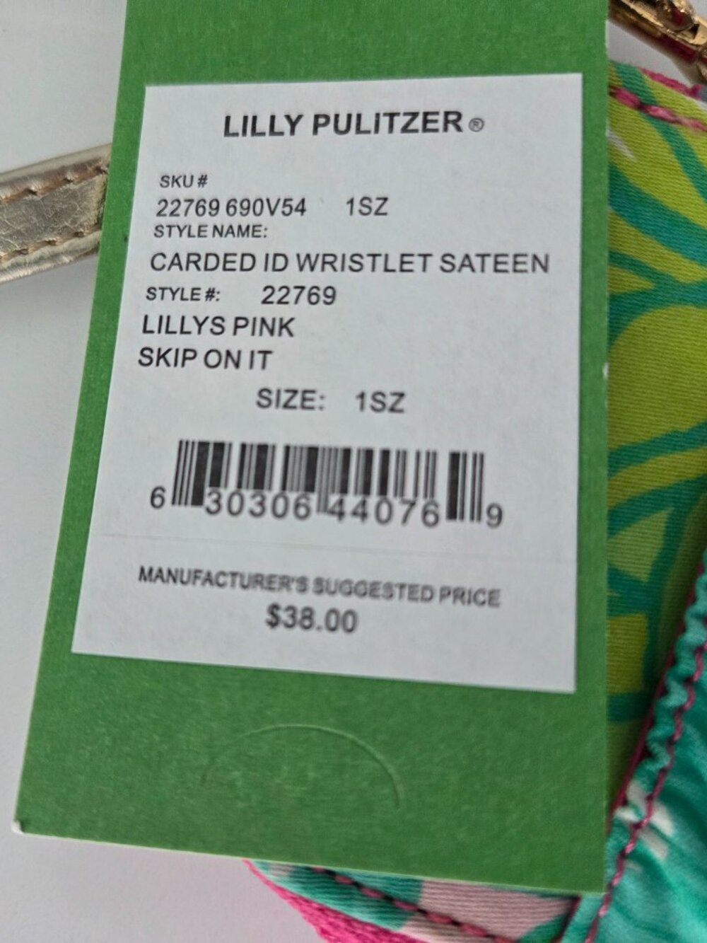 NWT Lilly Pulitzer Carded ID Wristlet - Picture 3 of 6